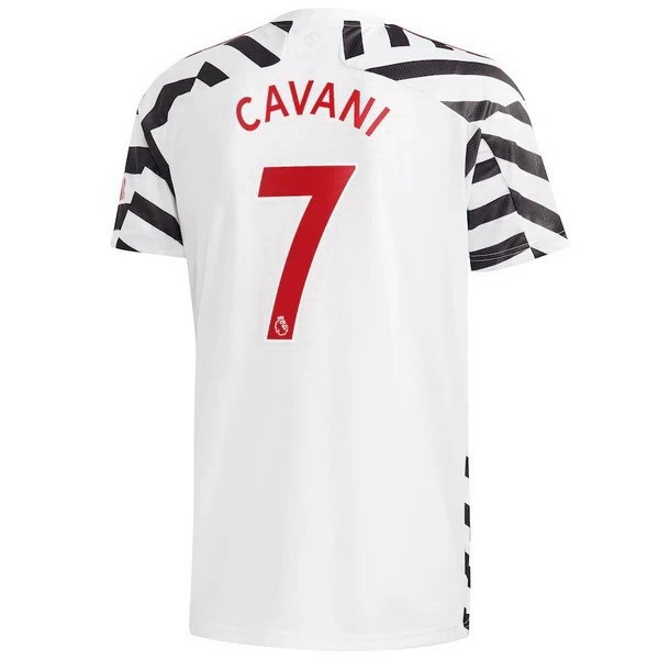 Maglia Manchester United NO.7 Cavani Third 20/21 Bianco